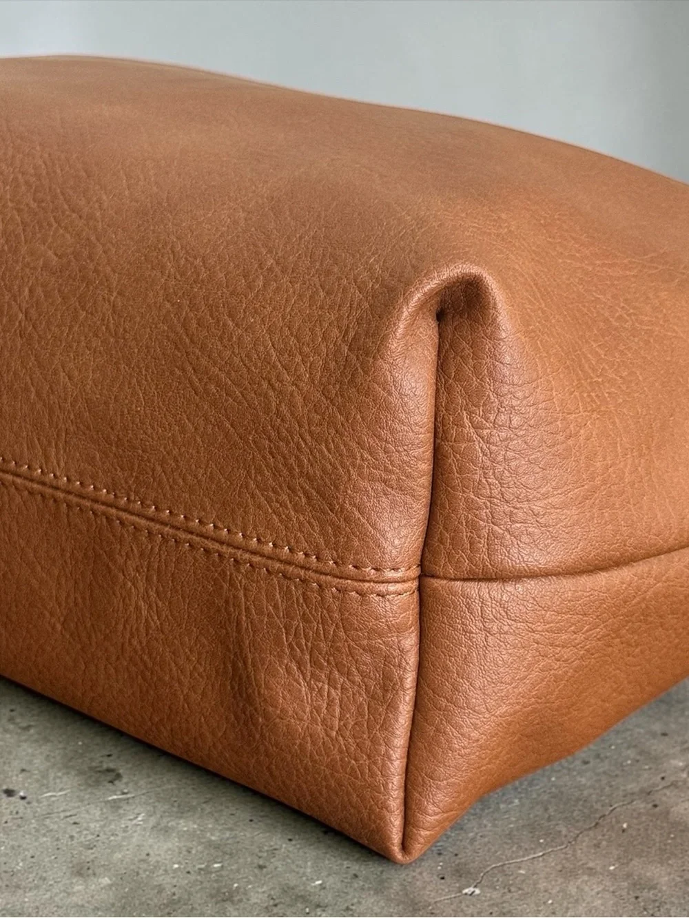 NWOT ALDO Large Brown Pebbled Travel Cosmetic Bag Makeup Toiletry Pouch! NEW!